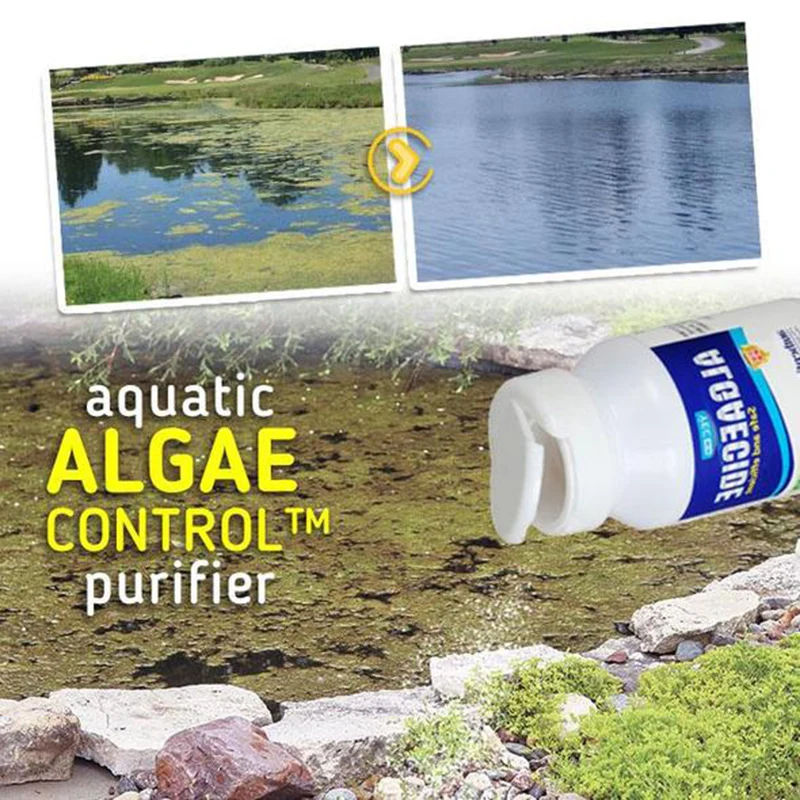 

Aquarium Algaecide Water Algae Control Fish Tank Moss Remover 50g REME889