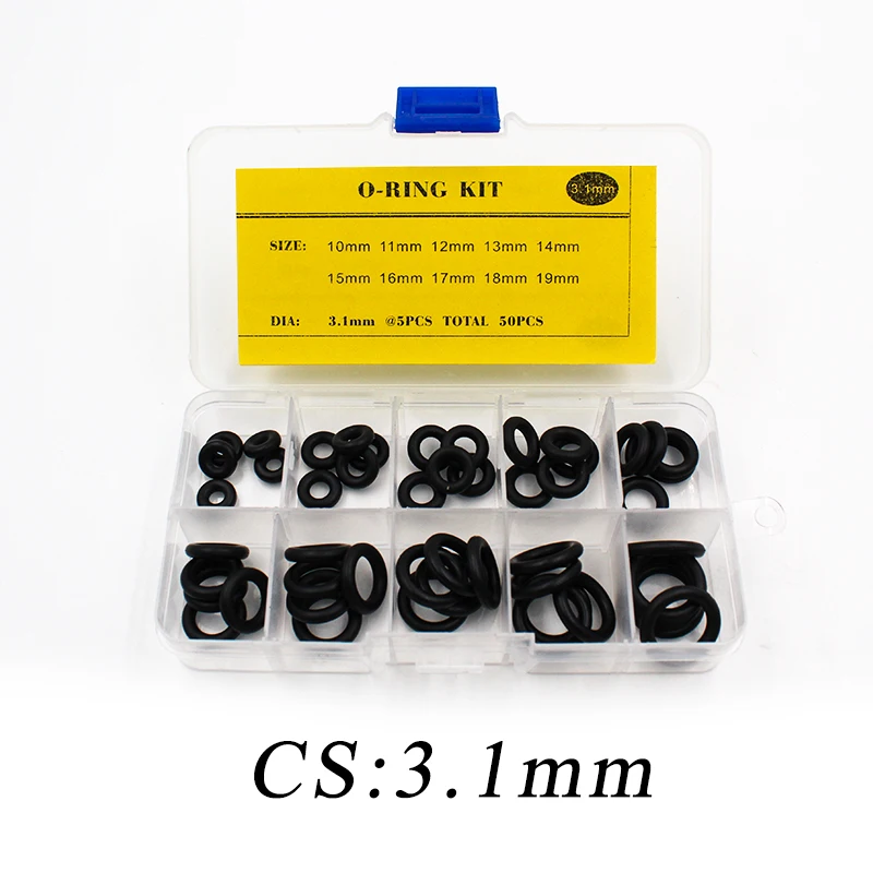 Толщина 3,1 мм уплотняющее кольцо из нитрилового каучука NBR O Seal Sealing O-rings Washer или набор о-колец Assortment Kit Set on.