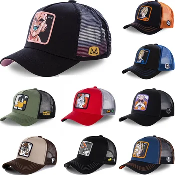 All Brand Anime Dragon Ball Z 62 Styles Snapback Cap Cotton Baseball Cap Men Women Hip Hop Dad Mesh Hat Trucker Dropshipping