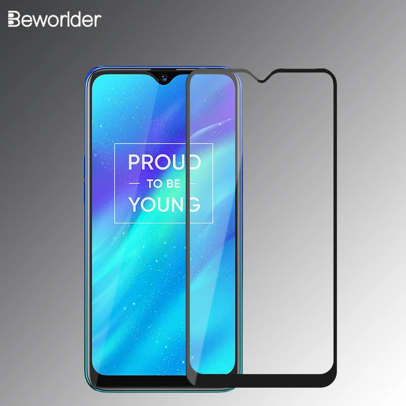 Защита экрана для Oppo Realme 3 стекло Realme3 полное покрытие Защитная пленка Закаленное