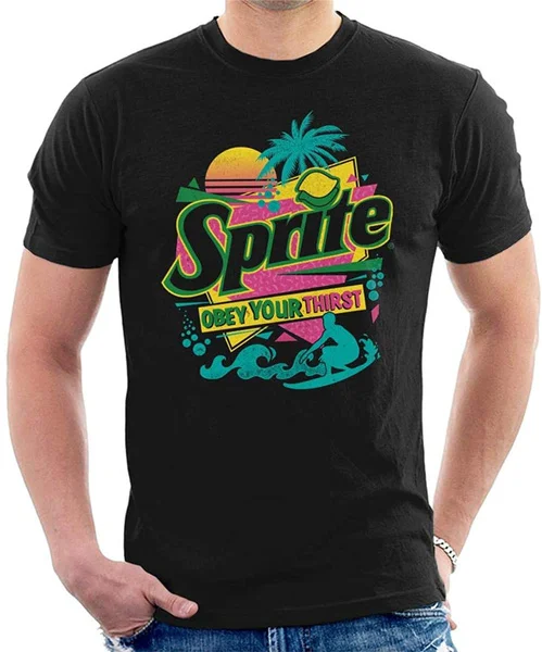 

Sprite Retro 90s Beach Obey Your Thirst Men's T-Shirt