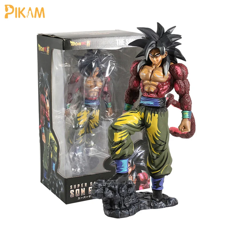

Japanese Anime Super Goku Comic Color Action Figures Model Toy DBZ Figure Scene Decoration Ornaments Collection Model Gift