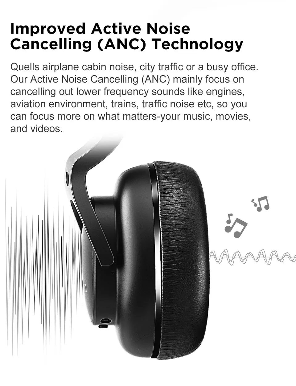 COWIN E9, активные наушники с шумоподавлением, bluetooth-наушники, беспроводная гарнитура с микрофоном, Aptx HD sound