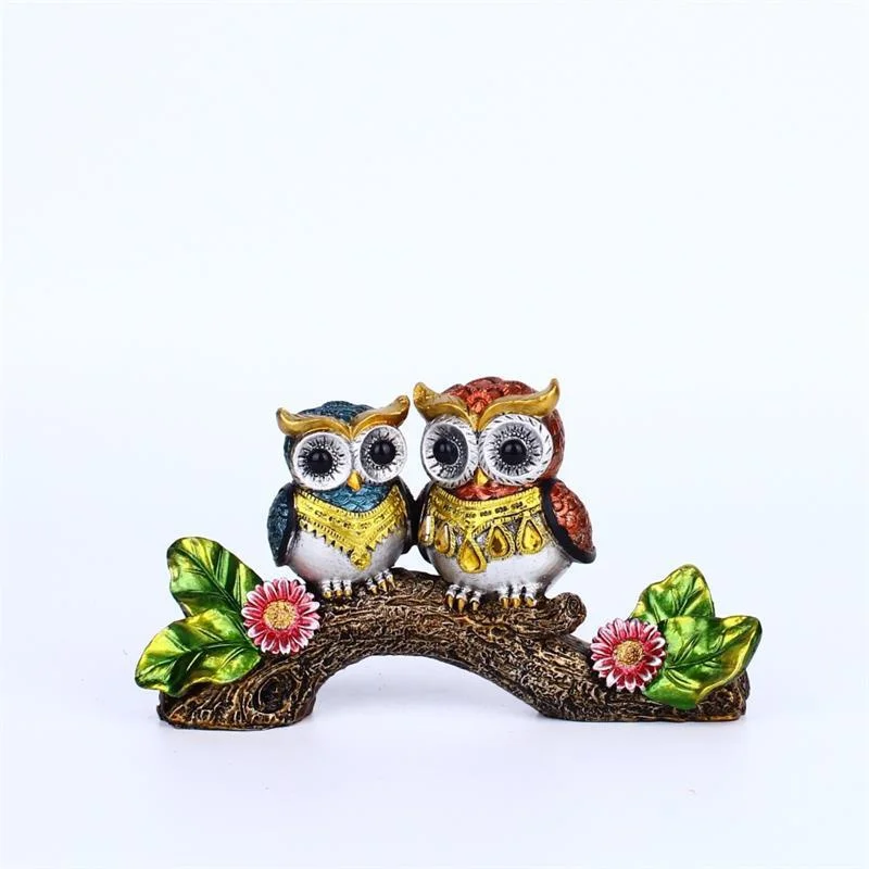 Креативная милая сова домашние полимерные поделки винный шкаф гостиная