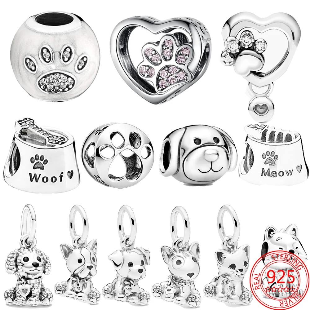 

Подлинные искусственные серебряные очаровательные бусины для браслета Pandora 3 мм DIY