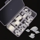 Накладные ногти, 1 коробка, искусственные акриловые натуральные прозрачные накладные ногти, накладные ногти, полностью закрывают длинные лак для ногтей, искусственные ногти