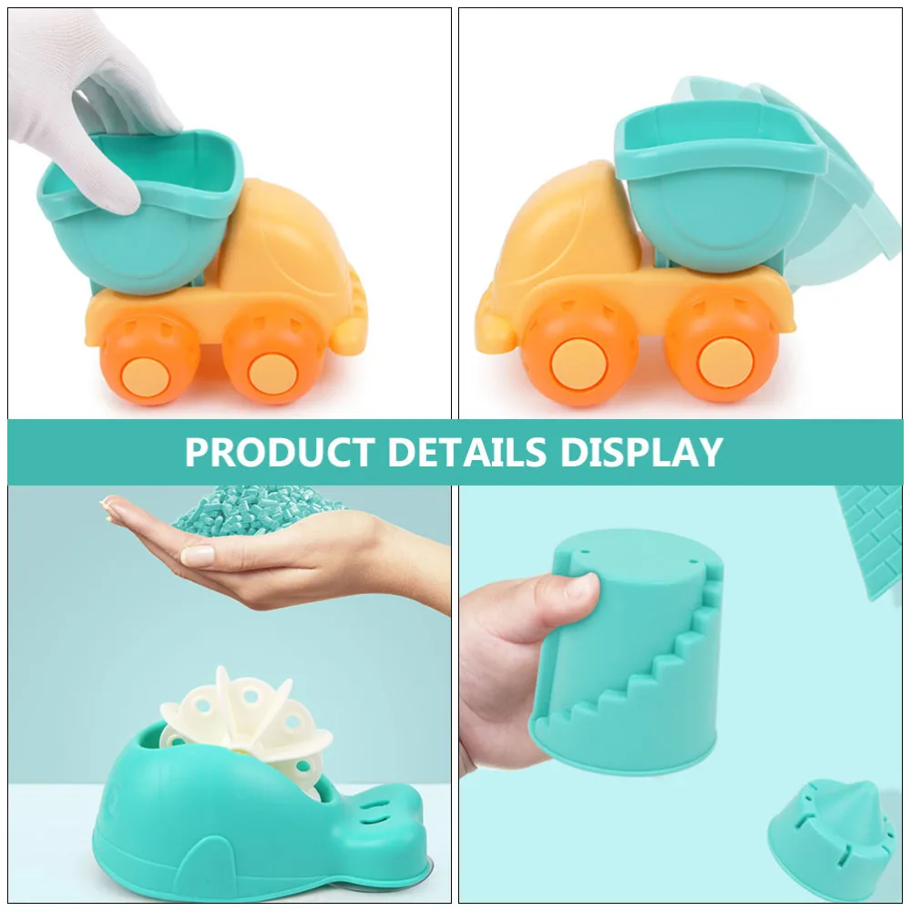 

14pcs Lovely Beach Car Pot Shovel Set Toys Sand Beach Tools For Children