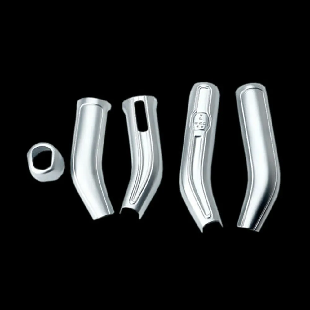 

5pcs Shift Lever Cover A B Wiper Accessories Car Chrome For Mercedes Benz