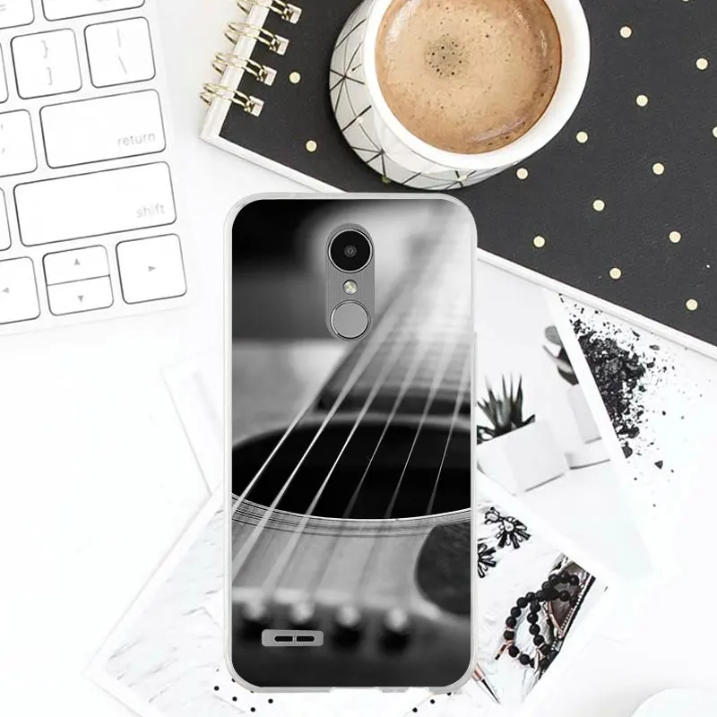 Silicone Soft Phone Accessories Bags for LG V10 V20 V30 G2 G3 Mini G4 Stylus G5 G6 G7 K4 K7 K8 K10 2017 2018 Love Guitar Music |