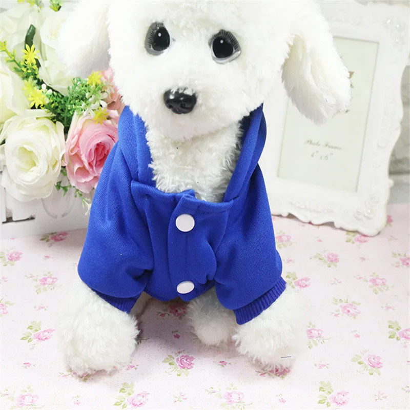 

Autumn And Winter Comfortable Warm Cartoon Dog Hoodie Two Feet Warm Pet Dog Clothes Fashion Dog Coat Jacket Cotton Pug Sweater