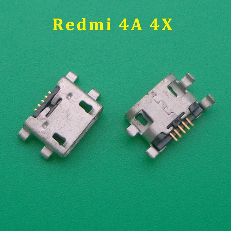 Redmi 4A 4X 10 шт. Micro USB разъем для зарядки порт USB разъем для Xiaomi Redmi 4 4A 4X3 S/Note 4 Note4 - Цвет: Redmi 4A 4X