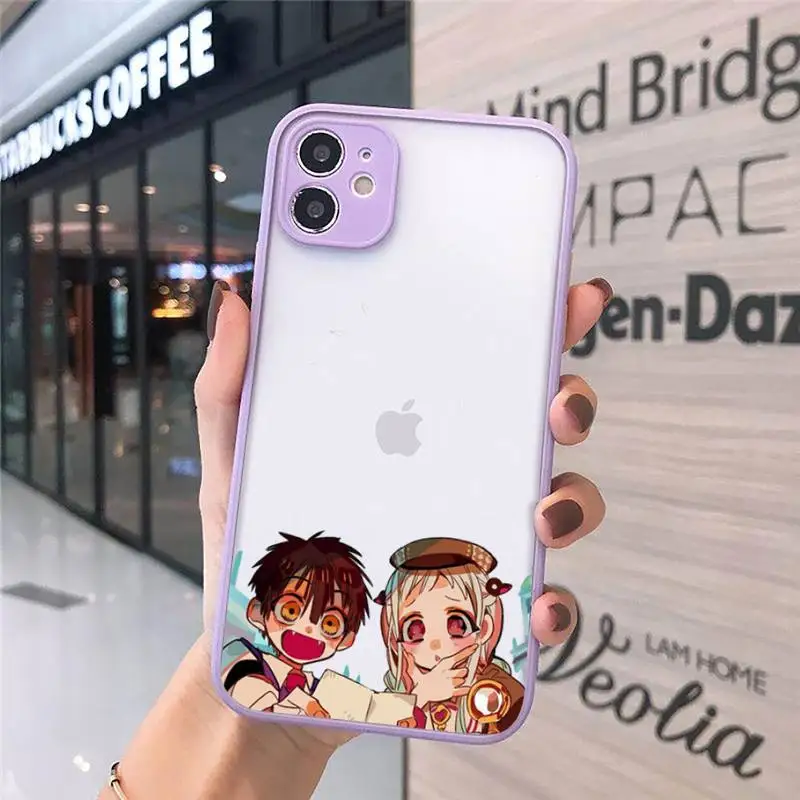 

Anime Yugi Amane Hanako-kun Phone Case Matte Transparent for iPhone 7 8 11 12 s mini pro X XS XR MAX Plus cover funda