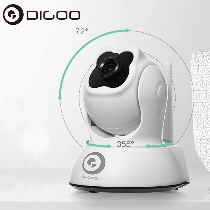 DIGOO DG-BM01, 720P HD, домашняя ip-камера безопасности, двухсторонняя аудио Беспроводная мини-камера, ночное видение, CCTV, WiFi камера, детский монитор