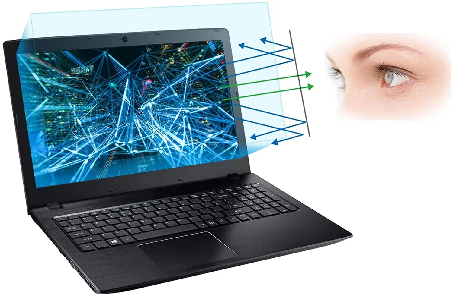 

Набор из 2 защитных пленок с защитой от синего света 13,3 "для HP Spectre X360 2в1 13,3-дюймовый экран