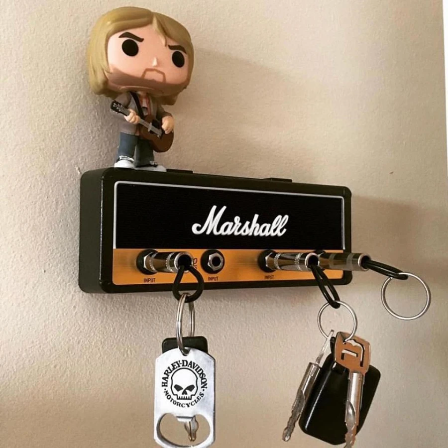 Ключ для хранения Marshall брелок-Гитара Держатель Jack II стойка 2,0 Электрический Подвесной ключ стойка Amp винтажный усилитель JCM800 стандарт
