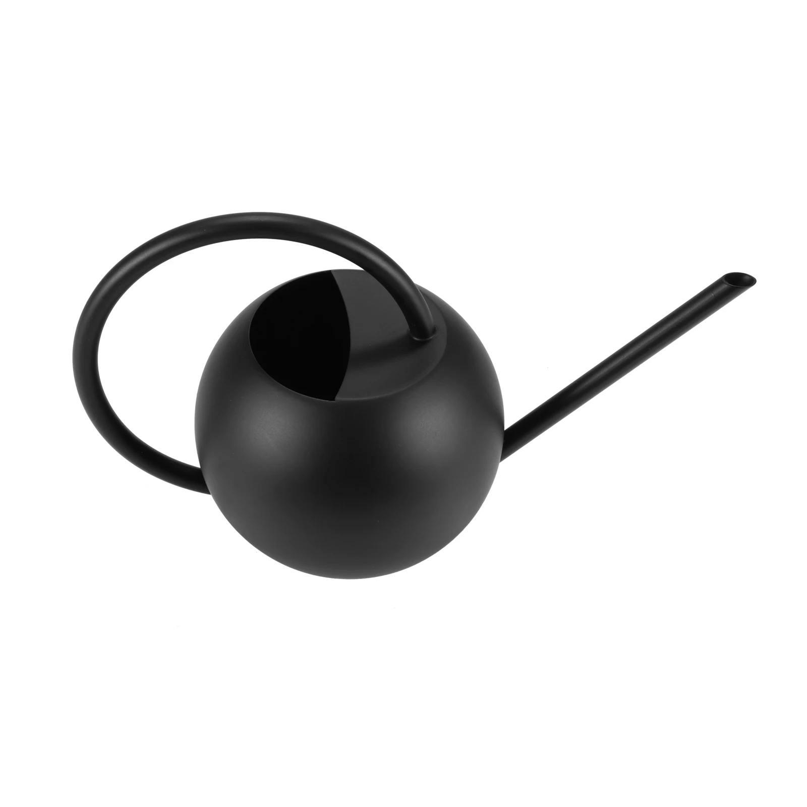 

Long Spout Watering Can Gardening Tool Portable Spherical Shower Comfortable Handle 400/1000 ML Black Kettle Long Practical
