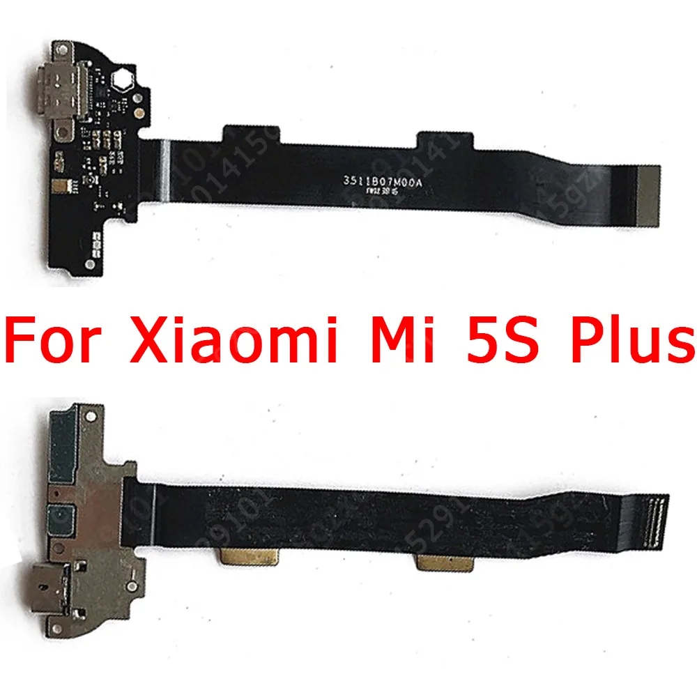 Оригинальная плата для зарядки Xiaomi Mi 5S Mi5S Plus USB PCB док разъем гибкий кабель