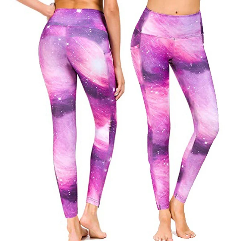 

Sport Leggings Women Pants Workout Fitness Clothing Jogging Running Pants Gym Tights Stretch Print Sportswear Leggins