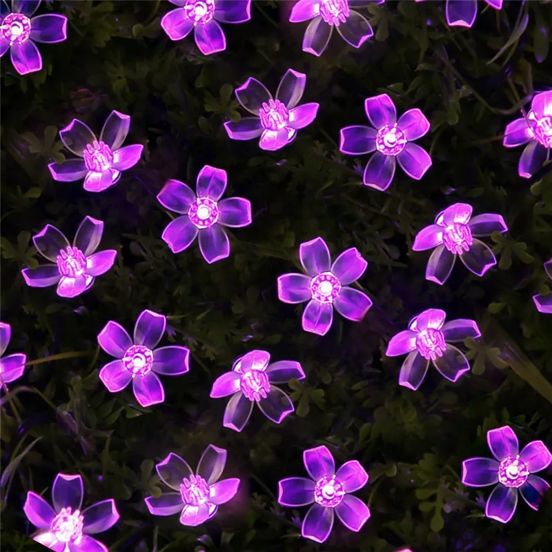 10/20/30/50/100M LED Christmas Light Cherry Fairy Flower String Lights Xmas Party Home Garden Tree Garland Wedding Decor | Лампы и