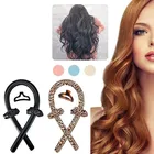 Плойка для завивки без тепла, домашняя плойка, шелковая плойка, шелковая плойка, лента для завивки волос без тепла, Плойка для завивки волос