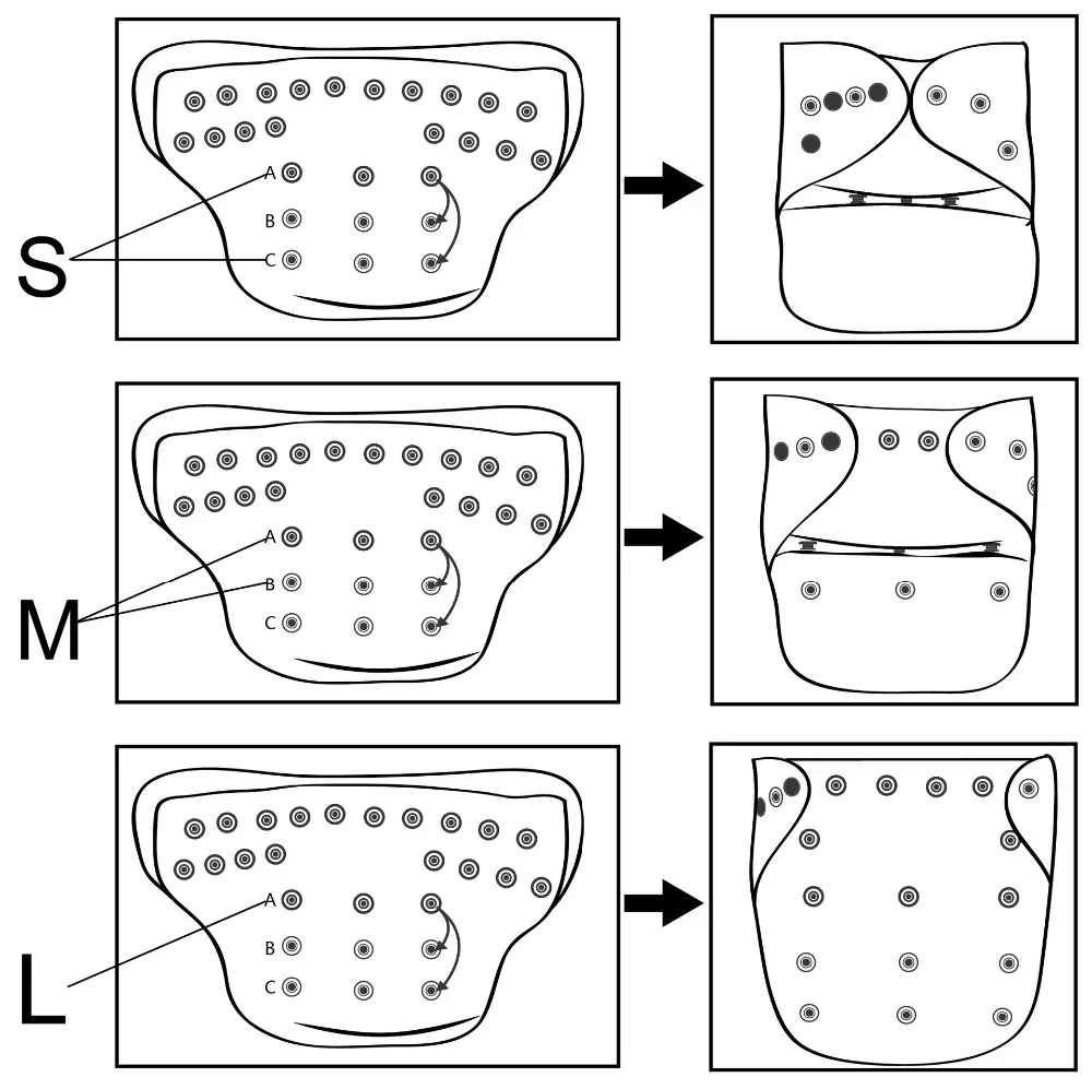 1 шт. многоразовая моющаяся одноразмерная накидка на подгузник детская карманная