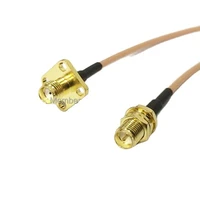 new modem connexion cable rp sma female jack to sma female jack panel connector rg316 cable 15cm 6inch adapter rf pigtail