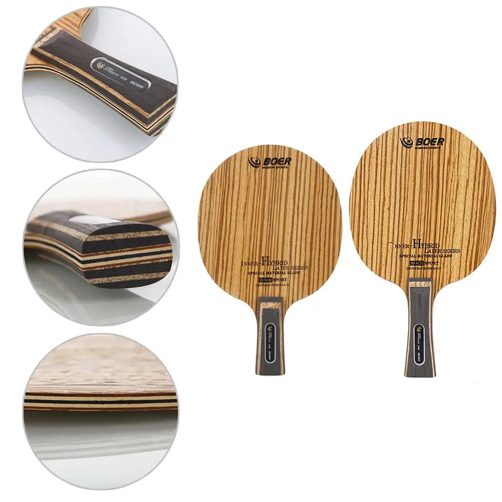 Ракетка для настольного тенниса Профессиональная теннисная ракетка с прямым