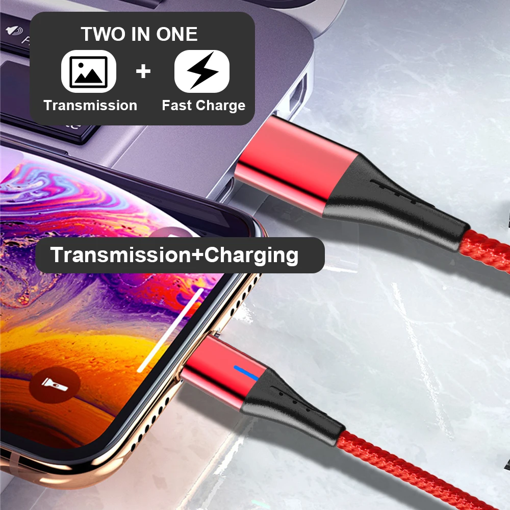 Магнитный кабель для быстрой зарядки для huawei samsung A90 Xiaomi usb type C Android кабели для мобильного телефона Microusb Линия передачи данных зарядное устройство