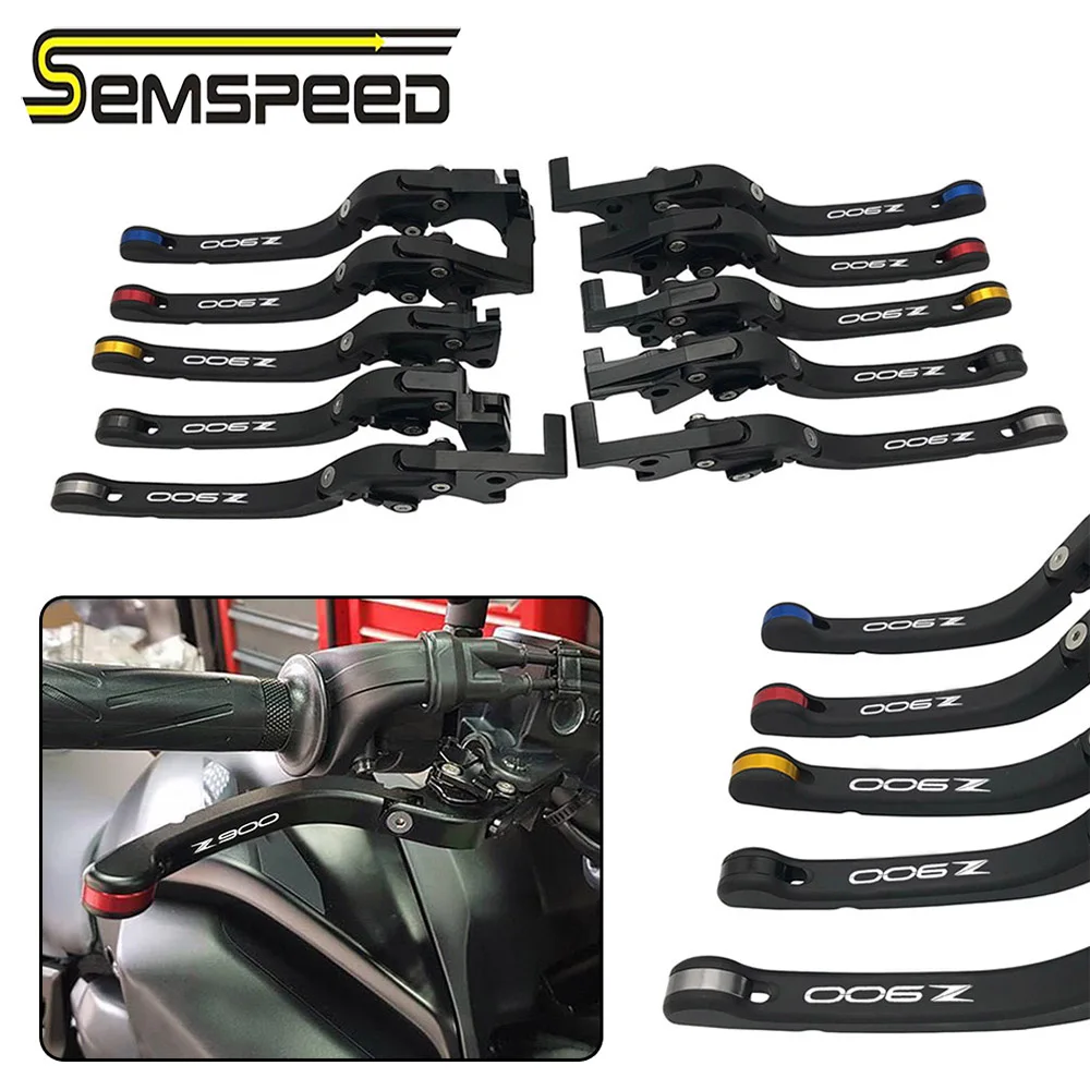 SEMSPEED Мотоцикл с ЧПУ Z900 Логотип Новые складные Рычаги Тормозная система сцепления