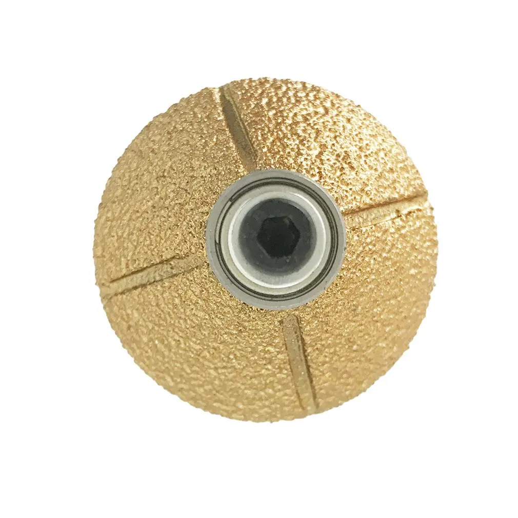 Радиус 12 мм буллноу Вакуумные Паяные алмазные фрезы для кромки каменной плиты