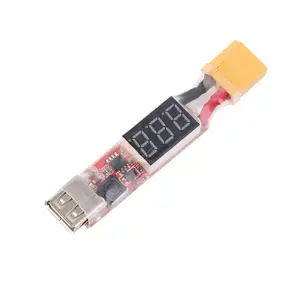 2S-6S Lipo Battery XT60 Plug to USB 5V 2A Charger Converter Adapter for Phone PC