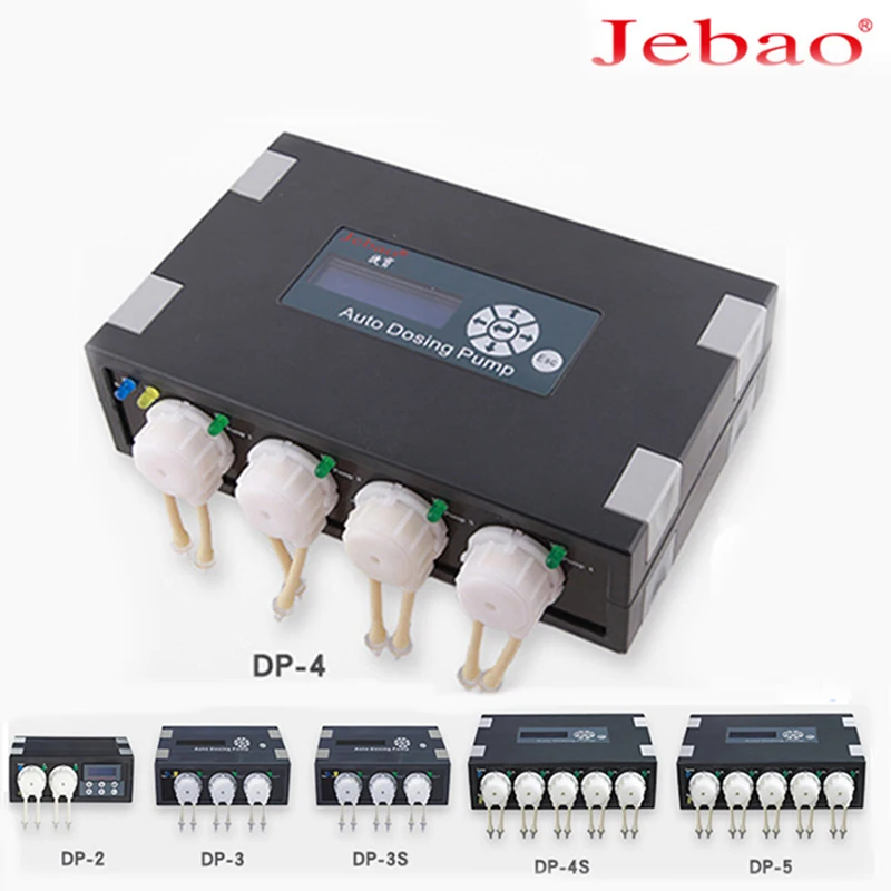 

Jebao Jecod Coral Cylinder Aquarium Automatic Titration Pump DP2 DP3 DP4 DP-3S DP-4S Peristaltic Pump Auto Dosing Timing Pump