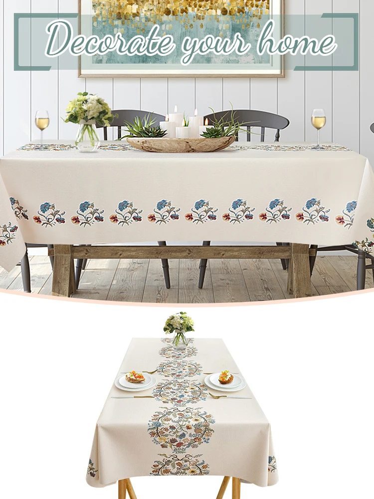 

Nordic Style pvc Household Checkered Oil Proof Waterproof Tablecloth Printing Table Cloth Plastic oil Resistant Home Decoration