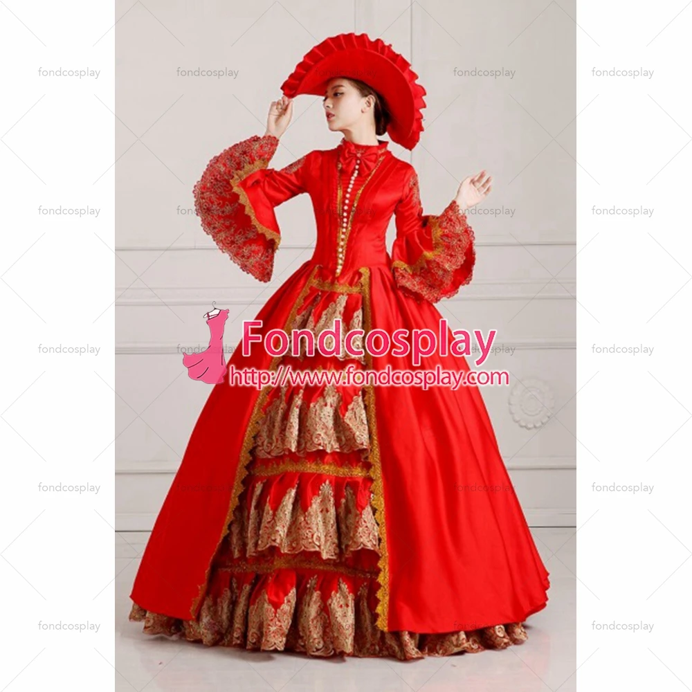 

Костюм для косплея викторианской экипировки в виде двух шаров, готический красный бархатный костюм в стиле Панк [G3697]