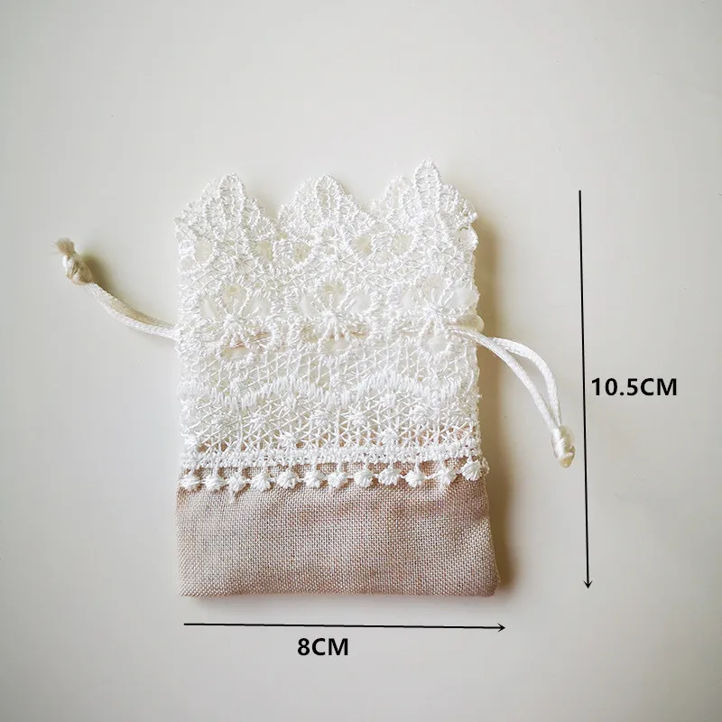 Мешочки из органзы на шнурке для ювелирных украшений белые и бежевые пакеты