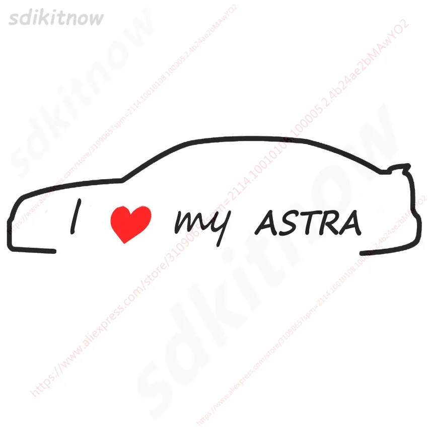 28x8 см I love my car Decal смешная креативная наклейка Стайлинг двери окна украшение для Opel Astra h g j k f Mokka Zafira a b