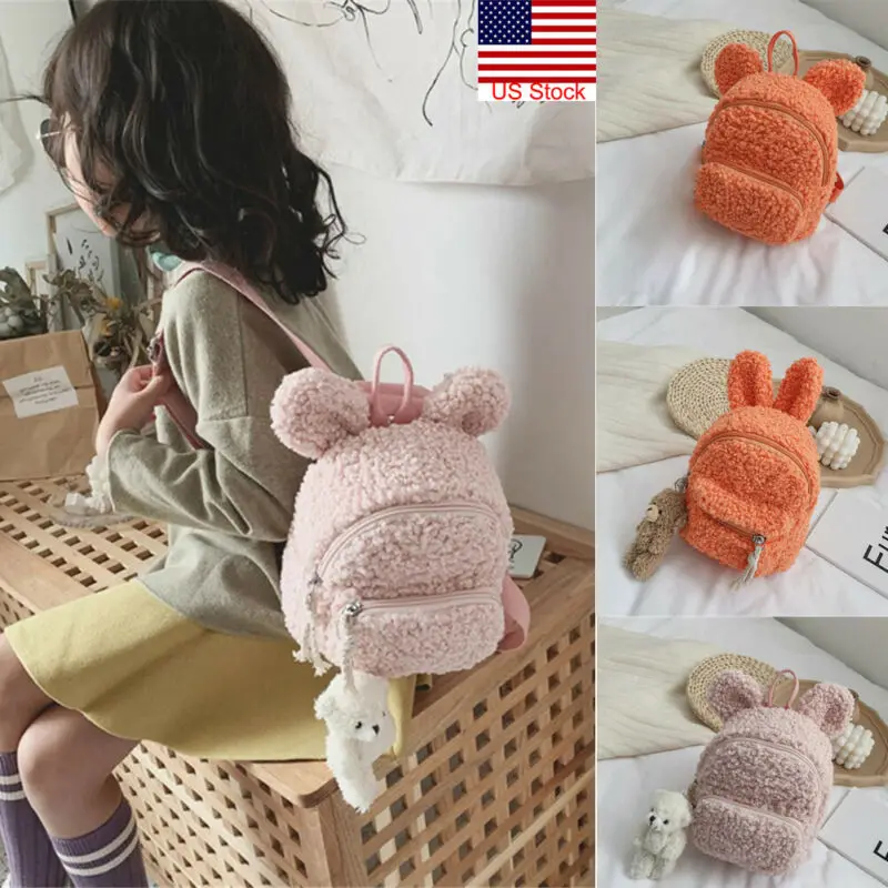 Новый модный шерстяной рюкзак с рисунком животных для маленьких мальчиков и