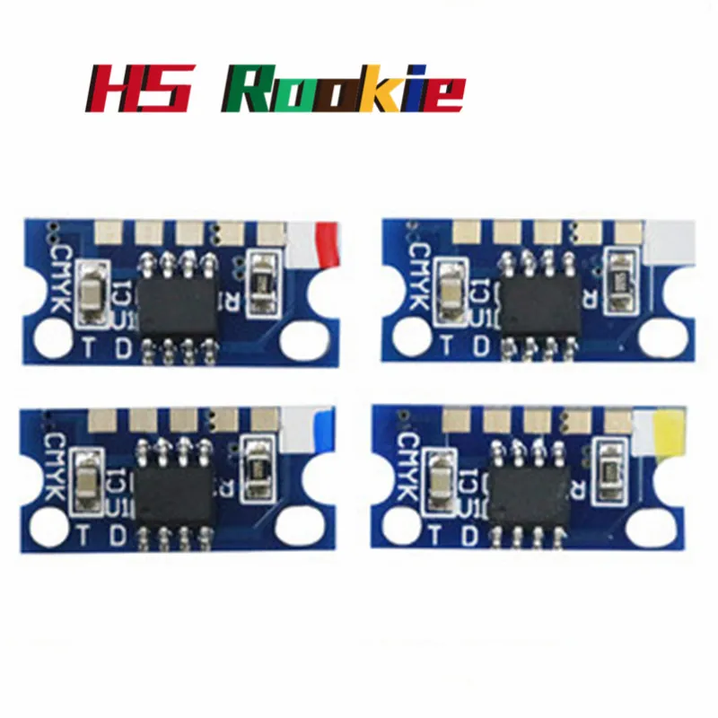Новая Встроенная микросхема для фотобарабана 4 шт Konica Minolta Bizhub C200 C203 C253 C353