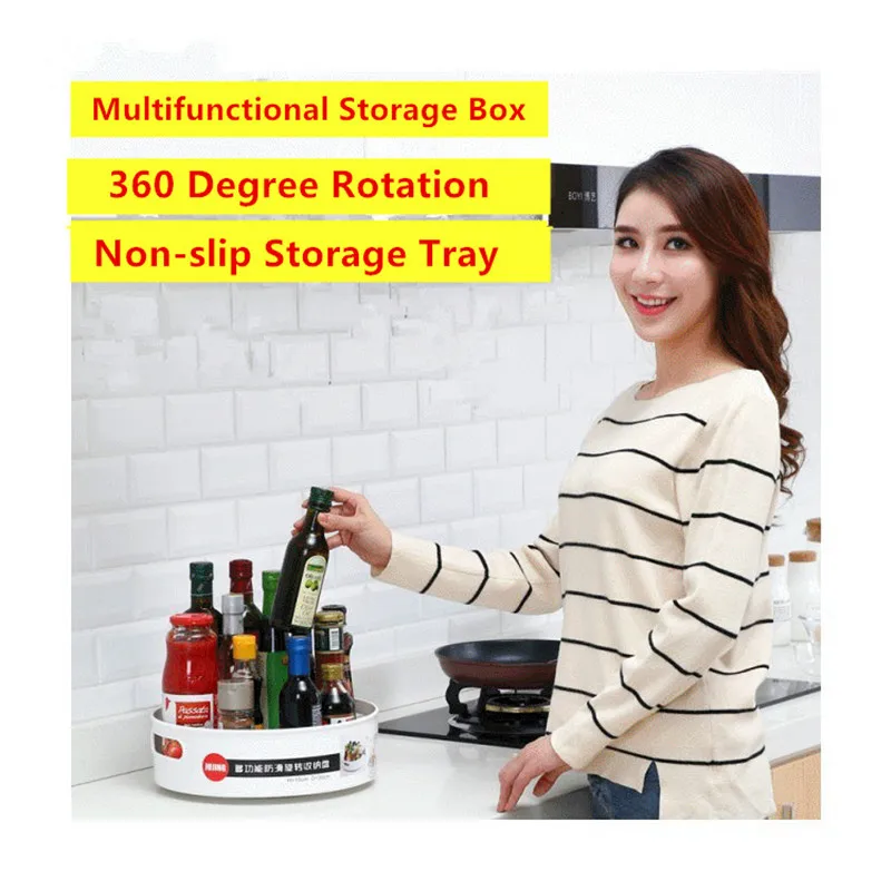 Нескользящий вращающийся лоток для хранения многофункциональная фруктовая