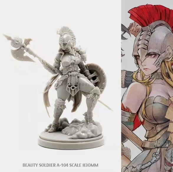 

model kit resin kit 28354 kingdom death BEAUTY SOLDIER goddess series
