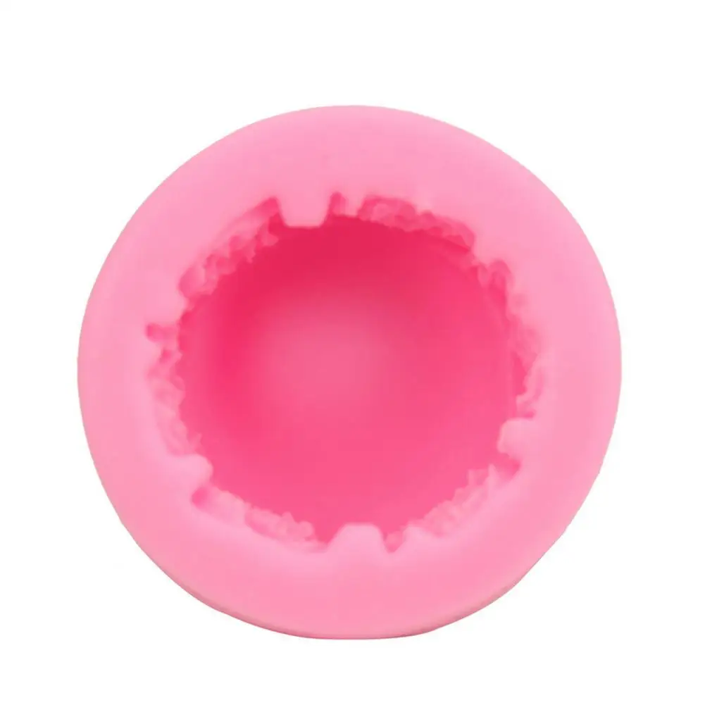 Круглая силиконовая форма в виде цветка розы мыло свечи силиконовые формы