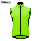 Велосипедный жилет WOSAWE, ветрозащитная велосипедная куртка для горного велосипеда, Спортивная ветровка, водоотталкивающая Светоотражающая велосипедная одежда