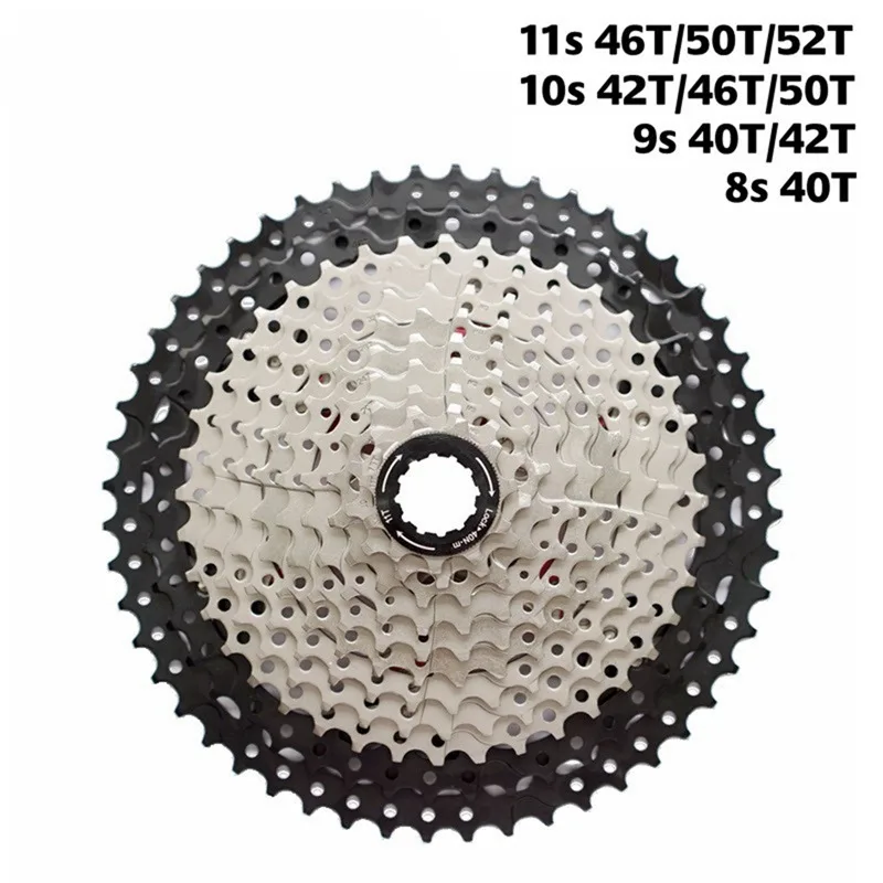 

Road Bike 8 9 10 11 12 Speed Velocidade 40T/42T/46T/50T/52T/11-46T Bicycle Cassette Freewheel MTB Sprocket for Shimano/SRAM