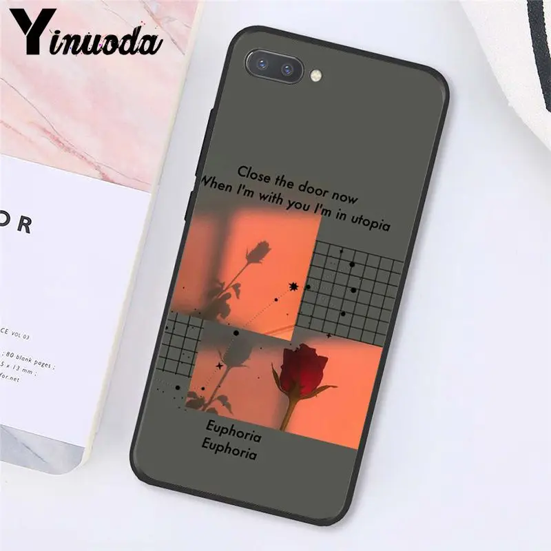A8 Yinuoda отличный эстетический художественный розовый желтый подсолнух Роза чехол для телефона huawei Honor 8A 8X9 10 20 Lite 7A 5A 7C 10i 20i - Цвет: A8