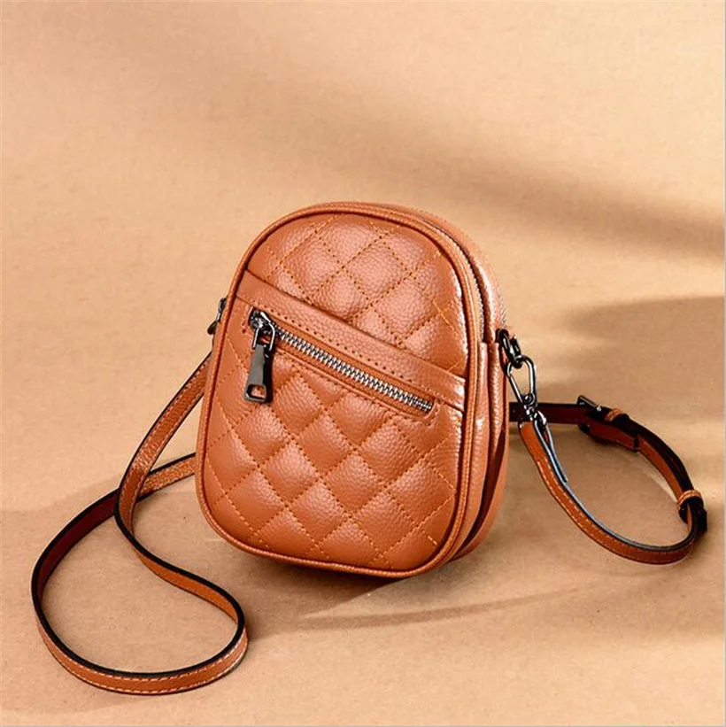 

Designer Leather Female Worn Soft Mini Bag Lady 2021 New Zero Wallet, Mobile Phone Package
