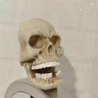 Настенный кронштейн для телевизора Смола скелет стол орнамент статуя для Смешные подарочные вечерние Декор Статуи Творческий скульптура черепа ключ крюк для хранения