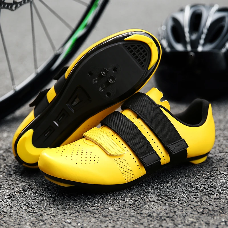 

Road Cycling Shoes Men Professional MTB Sneakers Self-locking Ultralight Buckle SPD Cleat Shoes Women Flat Bike Shoe