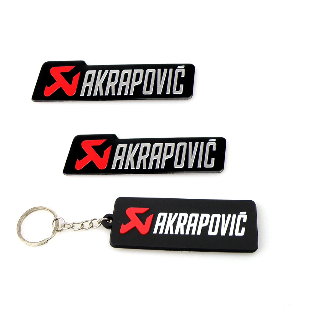 Универсальный алюминиевый Akrapovic стикер s глушитель наклейка глушитель наклейки для мотоцикла и автомобиля Наклейка