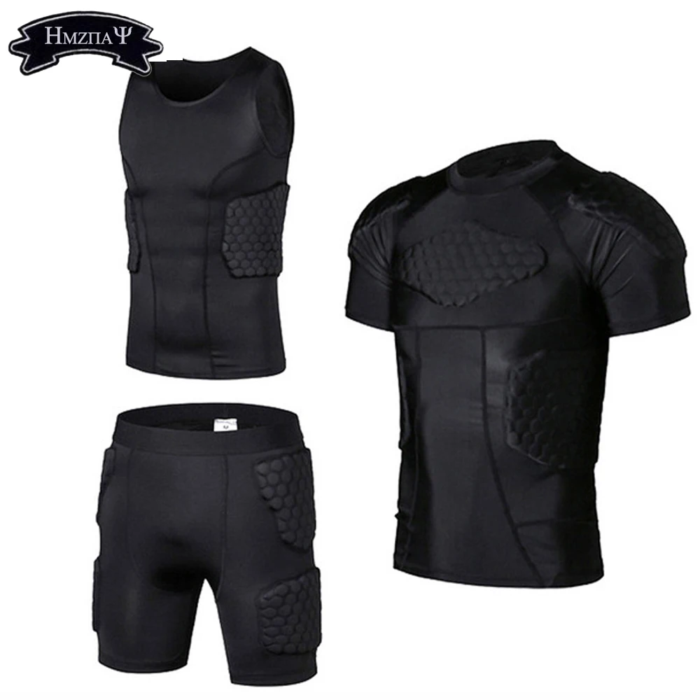 

Men's Lining Compression Anti-Collision Suit riding Suit Shorts Vest Football Basketball Skating Sports Anti-Collision Suit