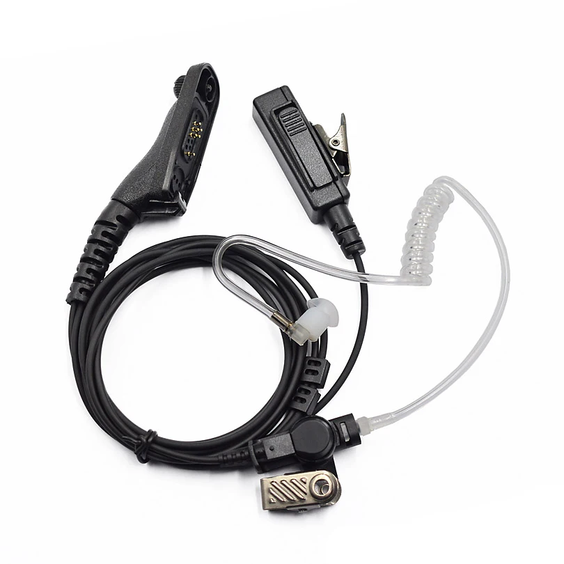

Surveillance Kit Earpiece Acoustic Tube Mic Headset For Motorola Two Way Radio XIRP8268 P8260 APX7000 APX6000 XPR6550